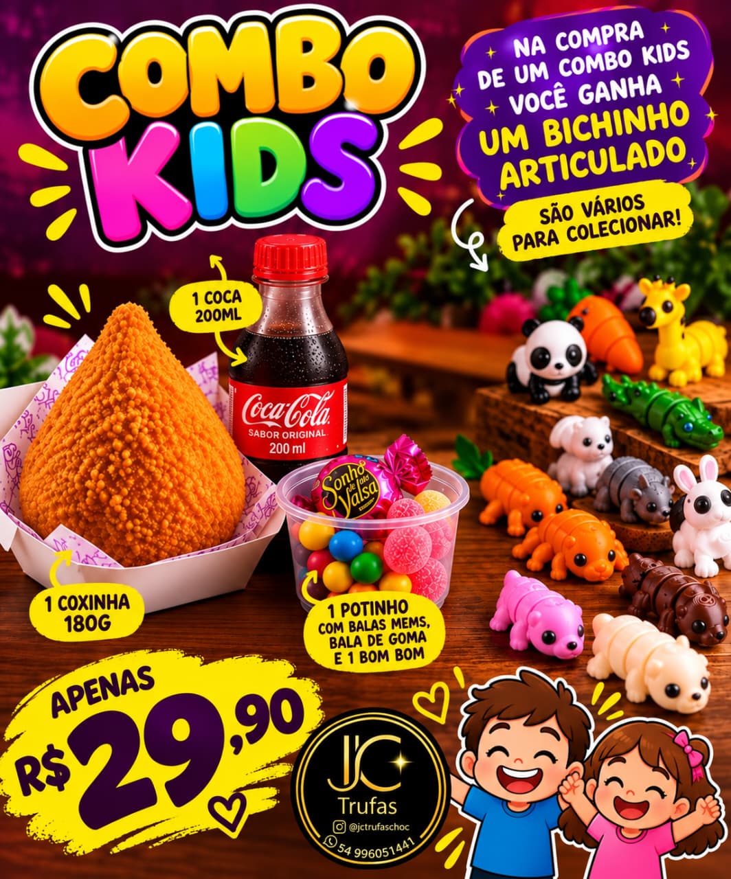 combo kids surpresa